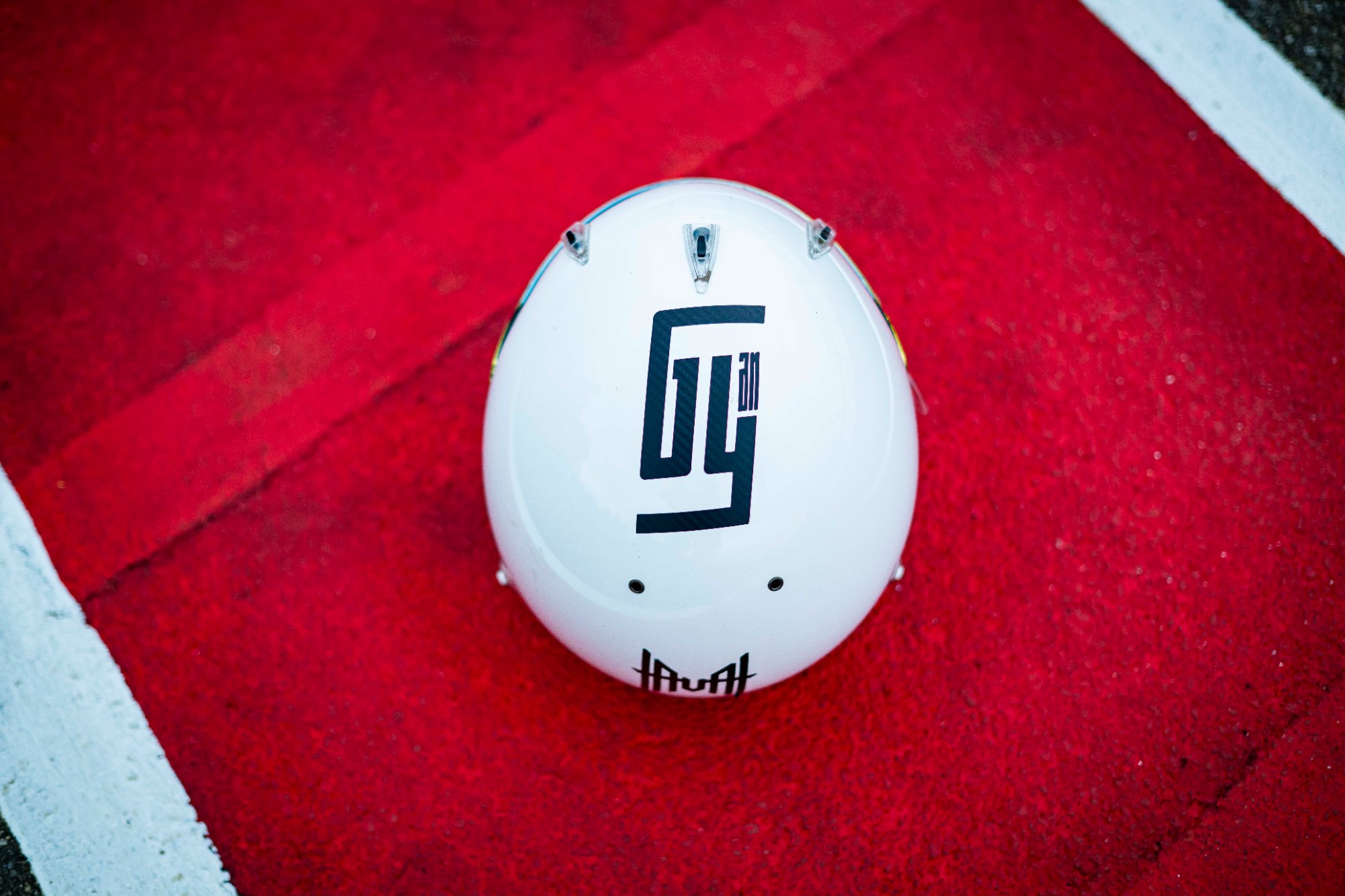 Gyan S - Racing Helmet #64